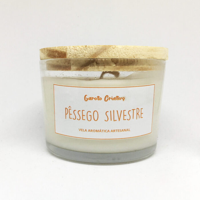 Vela Artesanal Pêssego Silvestre