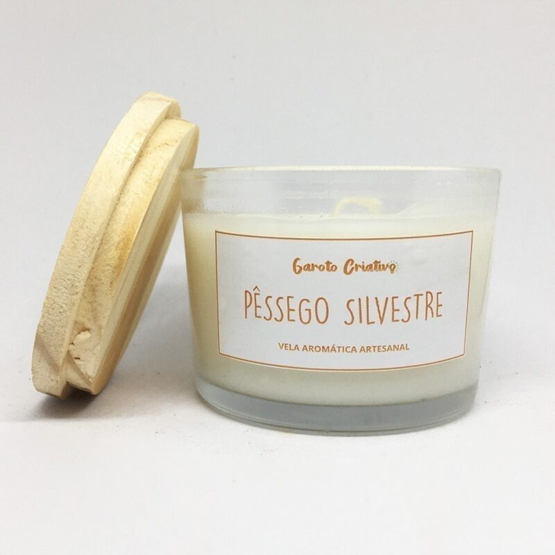 Vela Artesanal Pêssego Silvestre - Imagem 2