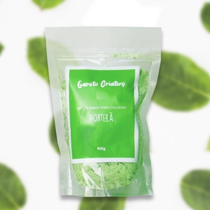 Sais de Banho Para Chuveiro Hortelã 500g