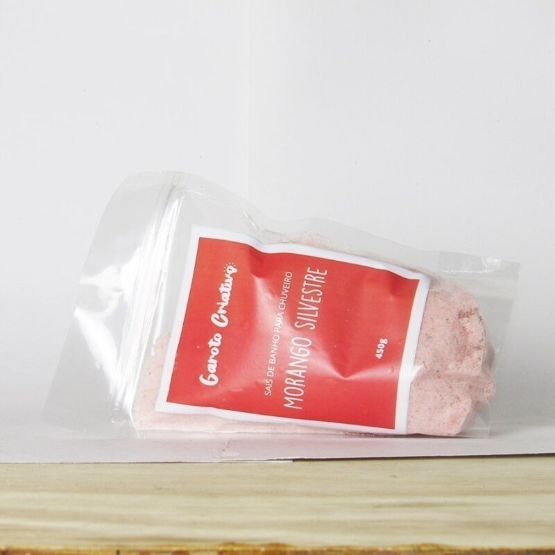 Sais de Banho Para Chuveiro Morango Silvestre 500g - Imagem 2